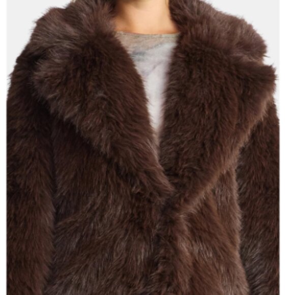 Madden NYC Women's Oversized Faux Fur Coat Size XS - Picture 4 of 4